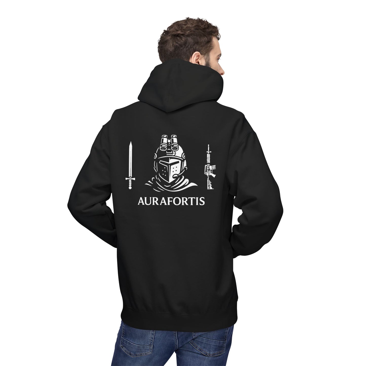 Sweat à capuche noir