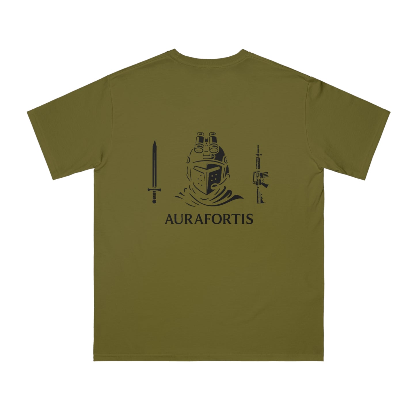 T-shirt vert/olive Aurafortis