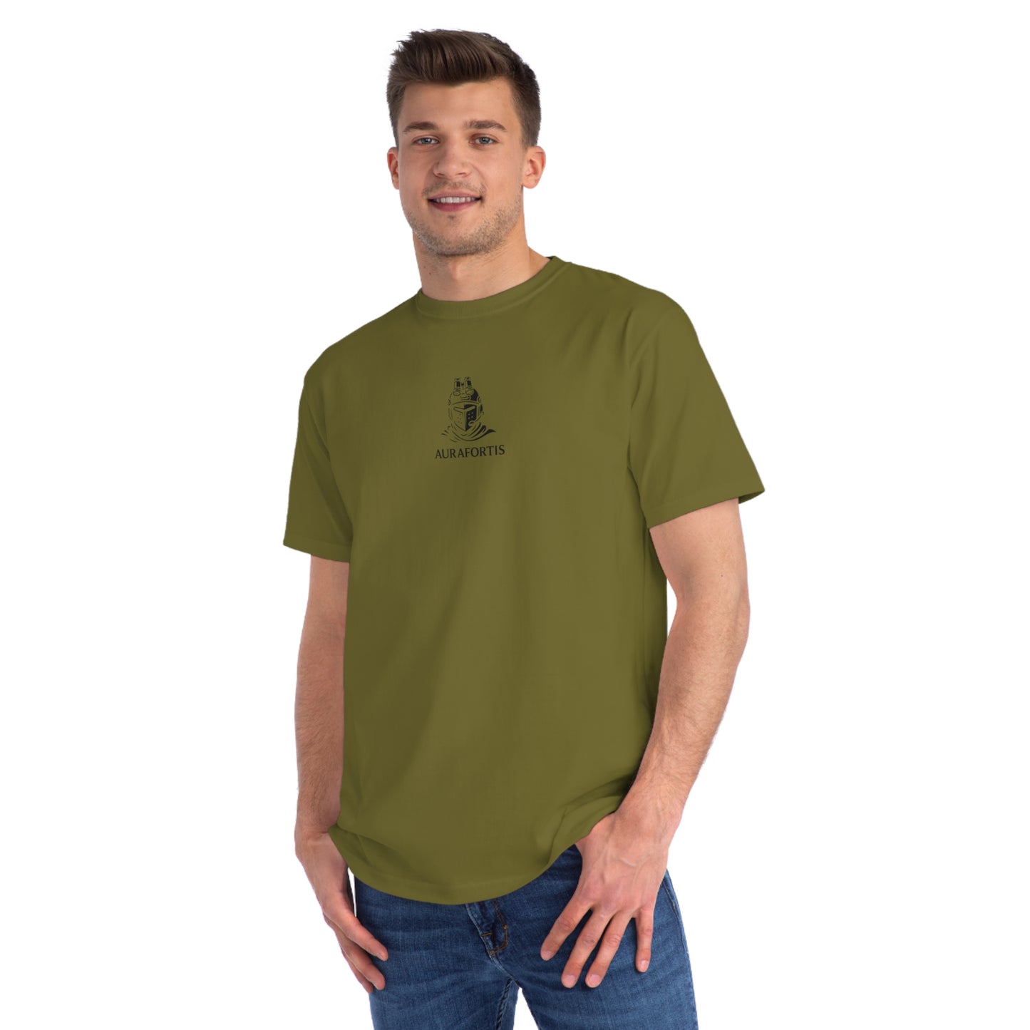 T-shirt vert/olive Aurafortis