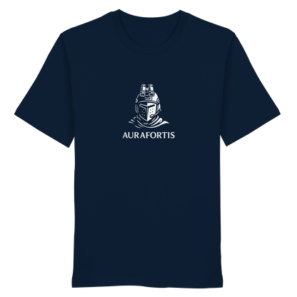 T-shirt bleu Strong Man - Organic Shirt