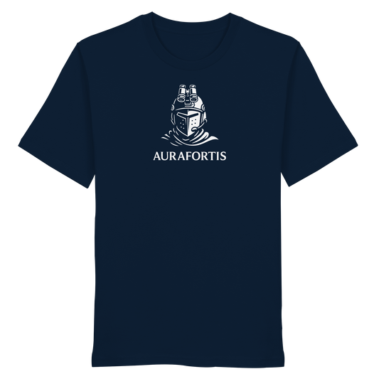 T-shirt bleu Strong Man - Organic Shirt